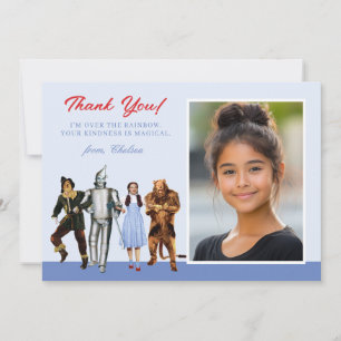 Tarjeta De Agradecimiento Personajes Clásicos del Mago de Oz