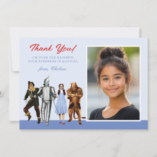 Tarjeta De Agradecimiento Personajes Clásicos del Mago de Oz