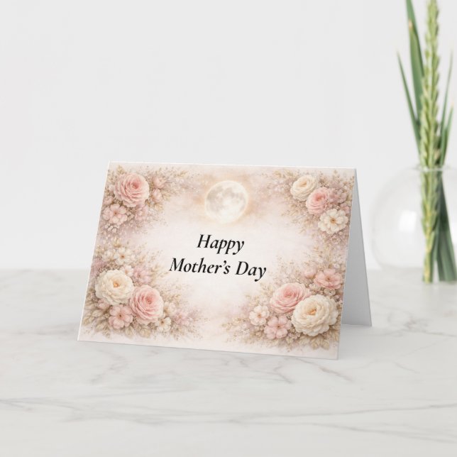 Tarjeta De Agradecimiento Personalised Mother's Day Floral Card (Anverso)