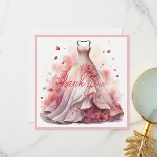 Tarjeta De Agradecimiento Personaliza Subir Foto Despedida de Soltera Gracia