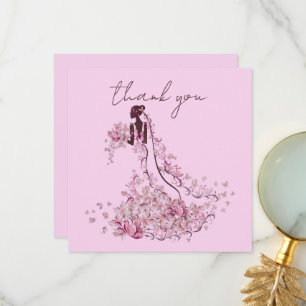Tarjeta De Agradecimiento Personaliza Subir Foto Despedida de Soltera Gracia