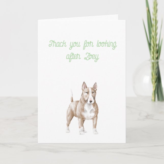 Tarjeta de agradecimiento, personalizable (Anverso)