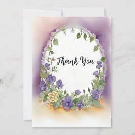 Tarjeta De Agradecimiento Personalizable