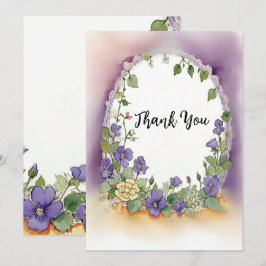Tarjeta De Agradecimiento Personalizable