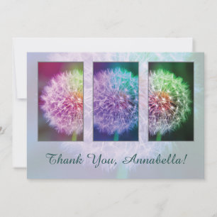 Tarjeta de agradecimiento personalizable Dandeli