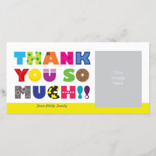 Tarjeta De Agradecimiento Personalizable Gracias