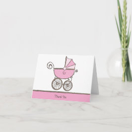 Tarjeta De Agradecimiento Personalizable Gracias - Niña