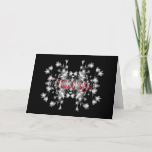 Tarjeta De Agradecimiento Personalizable Resumen Patrón gráfico floral