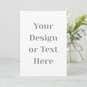 Tarjeta De Agradecimiento Personalizable Su diseño o texto aquí Personalizad
