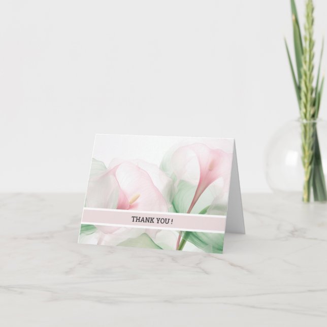 Tarjeta de agradecimiento personalizada (Anverso)