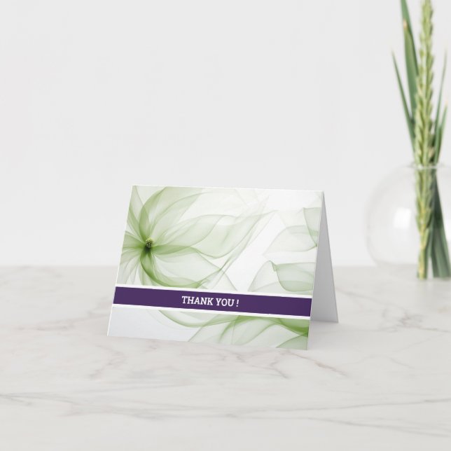 Tarjeta de agradecimiento personalizada (Anverso)