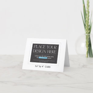 Tarjeta de agradecimiento personalizada - 5,6 x 4 