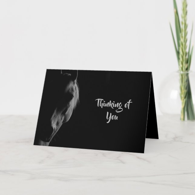 Tarjeta de agradecimiento personalizada Dark Horse (Anverso)