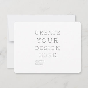 Tarjeta de agradecimiento personalizada de 4" x 5,