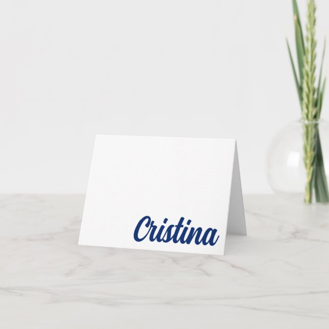 Tarjeta de agradecimiento personalizada de la Univ (Anverso)