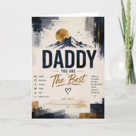 Tarjeta de agradecimiento personalizada del Día de