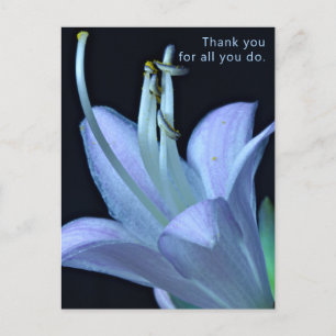 Tarjeta de agradecimiento personalizada elegante c