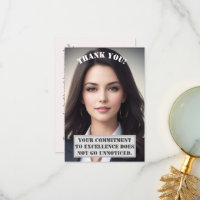 Tarjeta de agradecimiento personalizada: Excelenci