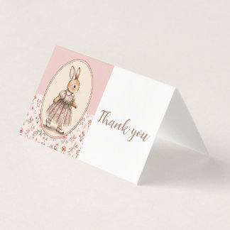 Tarjeta de agradecimiento personalizada para baby 