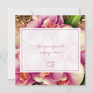 Tarjeta de agradecimiento personalizada para boda