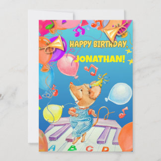 Tarjeta de agradecimiento personalizada para cumpl