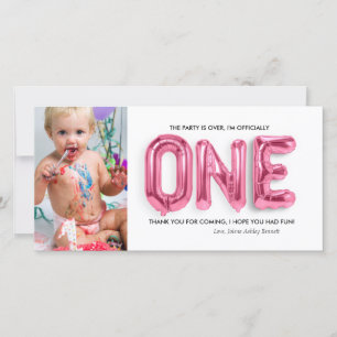 Tarjeta de agradecimiento personalizada para el 1e