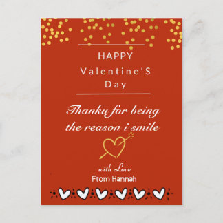 tarjeta de agradecimiento personalizada para el dí