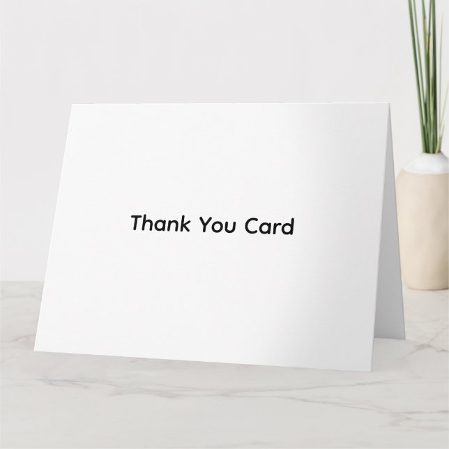 Tarjeta de agradecimiento personalizada para empre (Anverso)