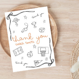 Tarjeta de agradecimiento personalizada para entre