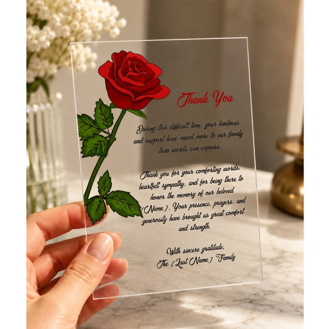 Tarjeta de agradecimiento personalizada para funer (Subido por el creador)