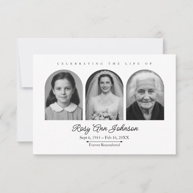 Tarjeta de agradecimiento personalizada para memor (Anverso)