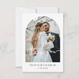 Tarjeta de agradecimiento personalizada para recié