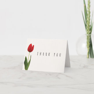 Tarjeta de agradecimiento personalizada para Red T