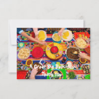 Tarjeta de agradecimiento personalizada Taco Fiest