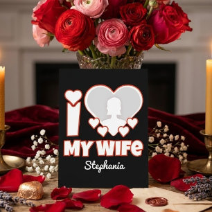 Tarjeta De Agradecimiento Personalizado Amo a Mi Esposa – Agregar Nombre y F