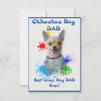 Personalizado Chihuahua papá perro mejor perro loc