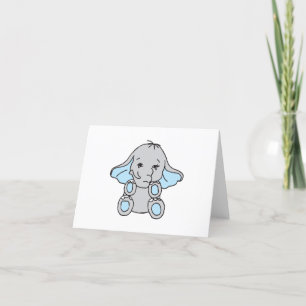 Tarjeta De Agradecimiento Personalizado de elefante patrón de elefante dibuj