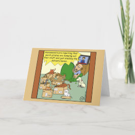 Tarjeta De Agradecimiento personalizado de piratas y gatos porche de 1498