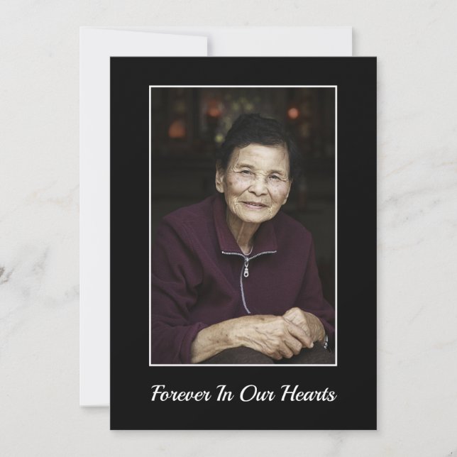 Tarjeta De Agradecimiento Personalizado del funeral del funeral de la compas (Anverso)