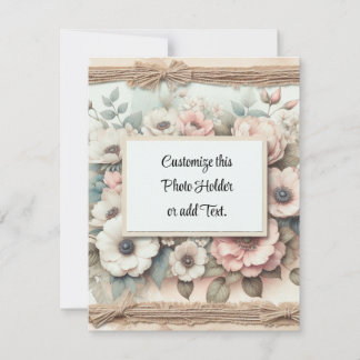 Tarjeta De Agradecimiento Personalizado del soporte de imagen