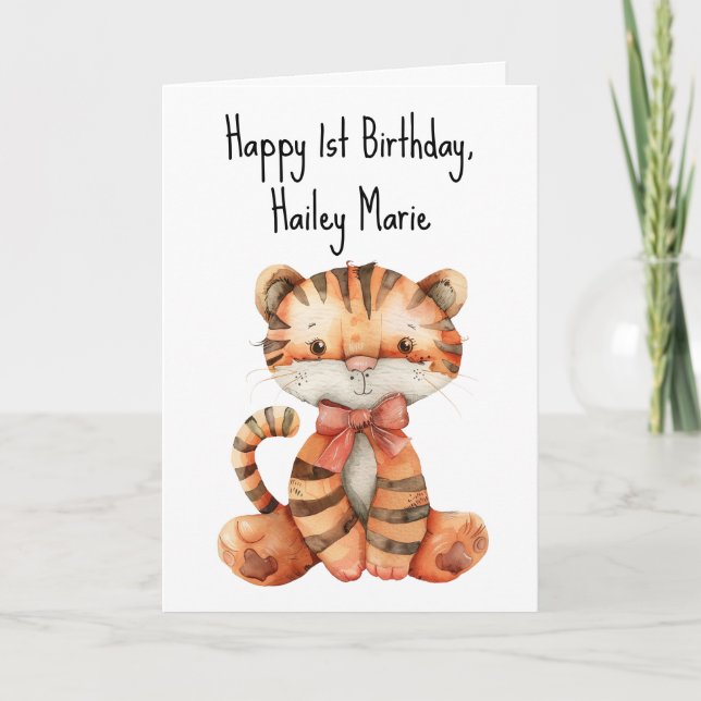 Tarjeta De Agradecimiento Personalizado el primer cumpleaños del Juguete Toy (Anverso)