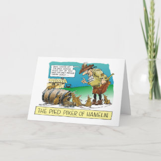 Tarjeta De Agradecimiento Personalizado feliz Día del Jefe Piper Pied