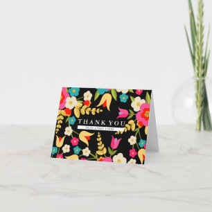 Tarjeta De Agradecimiento Personalizado   Flores de campo