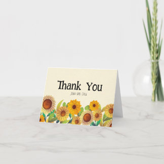 Tarjeta De Agradecimiento Personalizado Gracias Flores
