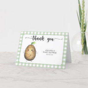 Tarjeta De Agradecimiento Personalizado lindo ducha bebé gracias