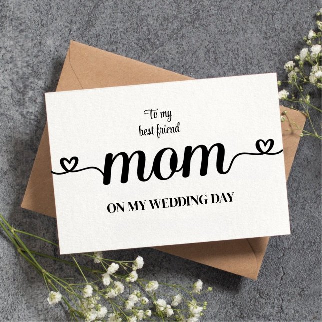 Tarjeta De Agradecimiento Personalizado Para mi mejor amiga mamá (Subido por el creador)