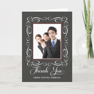 Tarjeta De Agradecimiento Personalizado profesional de fotografía