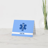 PERSONALIZADO profesional paramédico EMS Gracias
