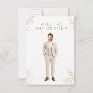 Tarjeta De Agradecimiento Personalizado Quién Tiene Al Novio Regalo Para Des