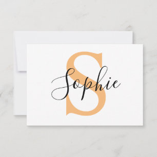 Tarjeta De Agradecimiento Personalizado Tu Nombre, Nombre Personalizado, Reg